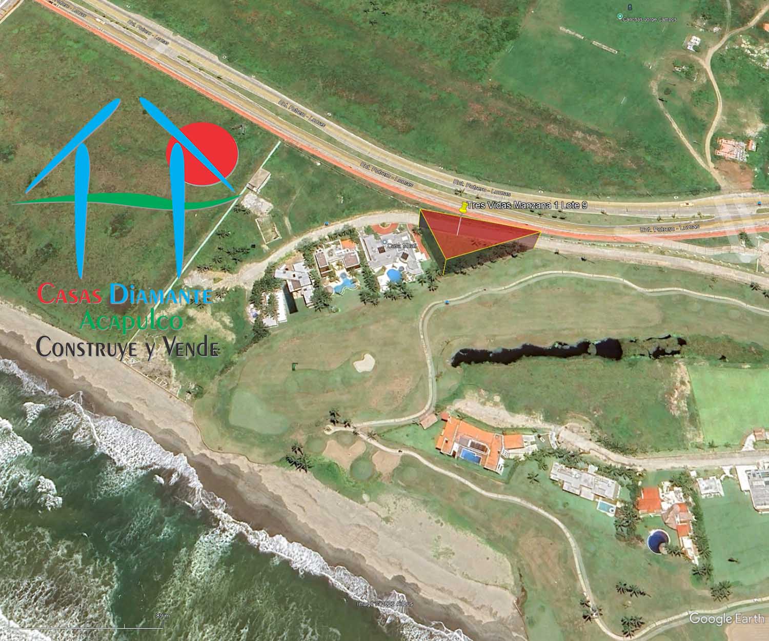 Terreno Tres Vidas Lote 9 Manzana 1 - Ubicación satelital y entorno 1